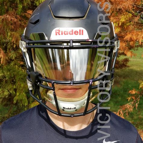 The Football Visor Fits The Riddell Speedflex .